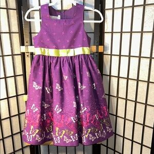 🦋Bonnie Jean Purple Sleeveless Sundress with Square Neck